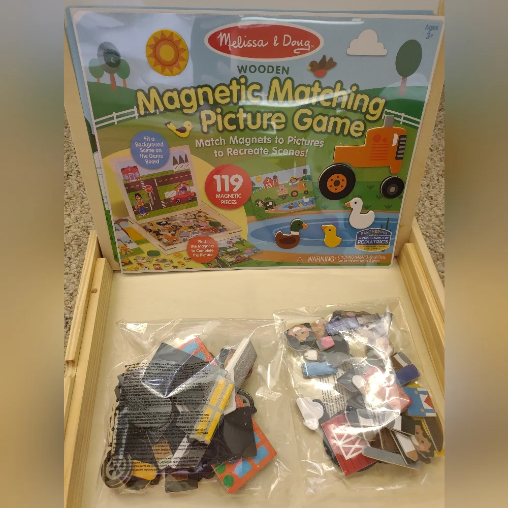 Melissa & Doug Magnetic Matching Picture Set